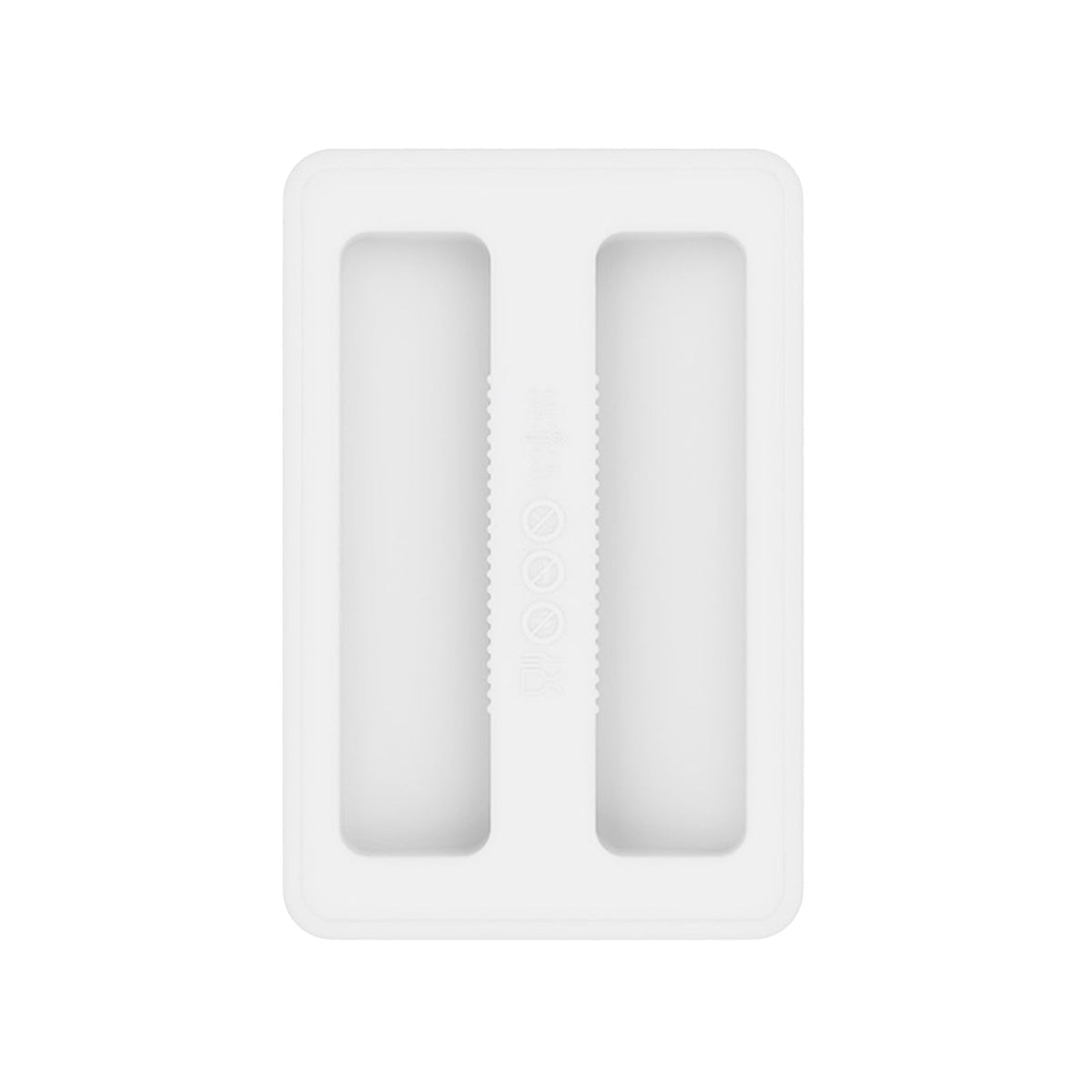 Silicone Toaster Cover, Heat Resistant Two Slice Wide Slot Dust Cover for Most Toasters, Easy to Wipe Clean, White