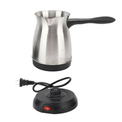 5 to 6 Cup Electric Turkish Greek Coffee Maker Machine, Stainless Steel Coffee Pot, 600ML