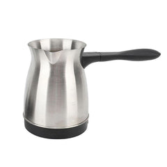 5 to 6 Cup Electric Turkish Greek Coffee Maker Machine, Stainless Steel Coffee Pot, 600ML
