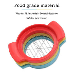 egg slicer for hard boiled eggs is suitable for boiled eggs, stainless steel wire, 3-in-1 multi-functional stainless steel egg cutter