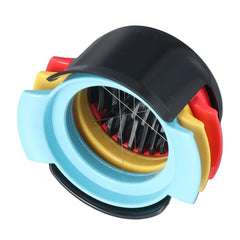 egg slicer for hard boiled eggs is suitable for boiled eggs, stainless steel wire, 3-in-1 multi-functional stainless steel egg cutter
