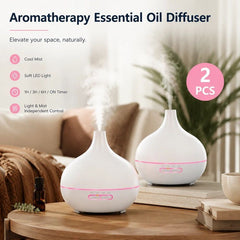 2 Pack Onion Diffuser Pure White + Remote, 24V AU Plug, Home Xmas Pair