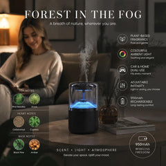 Auto Start-Stop Car Aroma Diffuser XM-ZS44, Misty Forest, Christmas & Father’s Day Gift