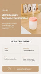 2 Pack White & Pink USB Humidifier Mix Pair