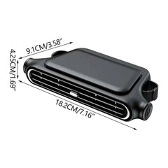 Car Seat Headrest Fan, 3 Speed USB Powered Backseat Cooler and Quiet Auto Air Circulator for SUV Truck RV