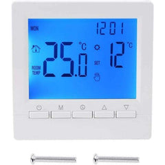 Digital Heating Thermostat 2-Wire Connection with Programming 6 Working Days and 2 Weekend Periods