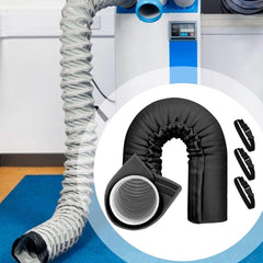 Adjustable Portable Air Conditioner Duct Insulation Wrap, 13 to 15 cm