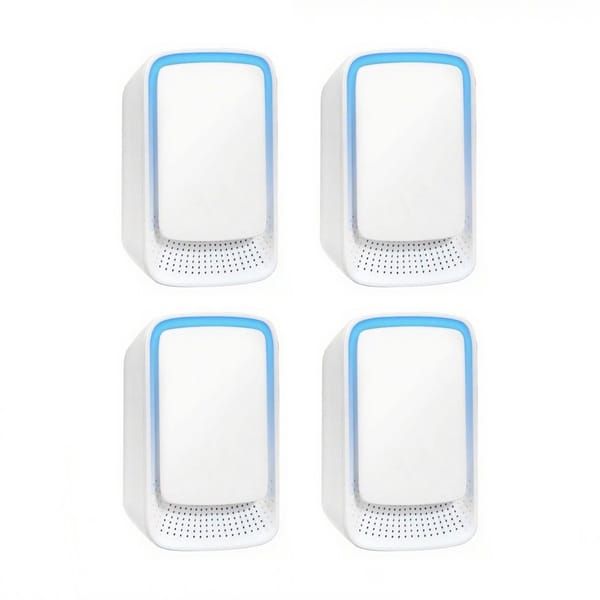 4 Pack Plug-in Negative Ion Air Purifier, Home Negative Ion Generator, Odour Eliminator Ionizer for Household Use