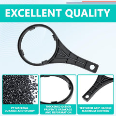 SW-2 Water Filter Housing Wrench - 4.9 inch ID, Big Blue Filter Wrench Fits for Pentair Pentek/Everpure 4 3/4″ Standard Housings, American Plumber #152037/ww34, 10"x2.5" and 20"x2.5" Housings