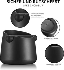 Coffee tap box - coffee drip tray - espresso drip box tap box - barista coffee drip box tap box (with removable metal tap rod and non-slip foot) - accessories for coffee machines