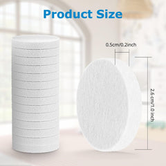 30 Pack Core Mini Aroma Pads Replacement or LEVOIT LV-H128 Essential Oil Replacement Aromatherapy Reill Pads Compatible with LEVOIT Core Mini/LV-H128 Air Puri-ier White