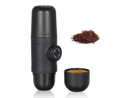 Manually Operated Portable Coffee Maker Espresso Machine Variant Size Value black