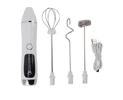 Handheld Electric Milk Frother, Wireless Portable Foam Maker for Coffee, Tea & Chocolate