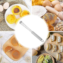 Stainless Wire Egg Whisk - 12inch Kitchen Broom for Mixing, Beating, Cooking