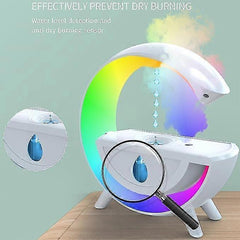 800ml Anti-Gravity Rain Cloud Humidifier, Cool Mist Humidifier with 7-Color Light