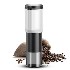 Electric Coffee Grinder - Rechargeable Coffee Mill, Compact Grinder for Office & Travel