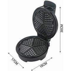1000W Mini Waffle Maker - Easy Clean, Fast Heating, Compact Nonstick Waffle Machine