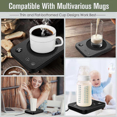 Smart Electric Coffee Beverage Warmer for Desk or Home