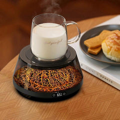 Coffee Mug Warmer, 4 Temp Settings, Simulated Volcano Design