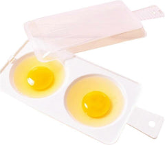 Plastic Double Egg Poacher, Microwave Egg Cooker