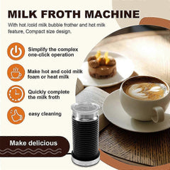 Automatic Hot & Cold Milk Frother Machine Cappuccino Coffee Maker Companion