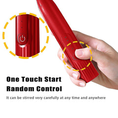 USB Rechargeable Handheld Milk Frother 2-in-1 Whisk Coffee Foam Maker