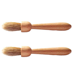 Coffee Grinder Brush Bamboo Handle Cleaning Brush Tool for Coffee Maker