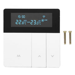 Color Smart Electric Heating Thermostat Programmable 16A AC90-240V for Home Office