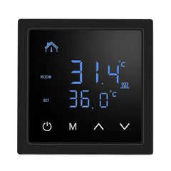 Smart Thermostat 16A Floor Heating Temperature Controller with LED Touch Screen