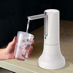 Digital Automatic Water Pump USB Rechargeable Water Dispenser White