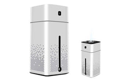 1L Ultrasonic Air Humidifier Cool Mist with 7 Color LED Light for Bedroom-White
