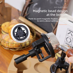 51mm Coffee WDT Tool Rotating Distribution Needle Espresso Powder Leveler for 51mm Portafilter