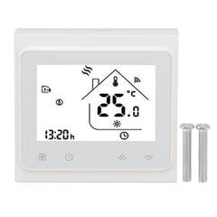 Smart Thermostat for Zigbee Mobile Phone App Voice Control Smart Remote Water Heating Thermostat AC 95‑240V White