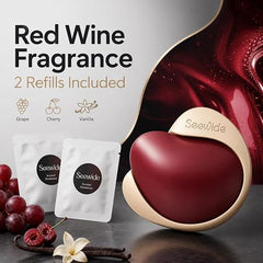 Car Air Freshener, French Red Wine Scent, Long-Lasting Air Diffuser, Luxury Car Fragrance Accessory for Interior & Home
