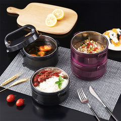 1Pc Multi Layered Lunch Box with Thermal Insulation for Adults and