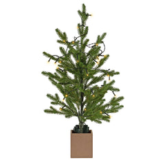 Santa's Helper Warm Light Christmas Tree Merry Celebrations 60CM-QLD_Metro