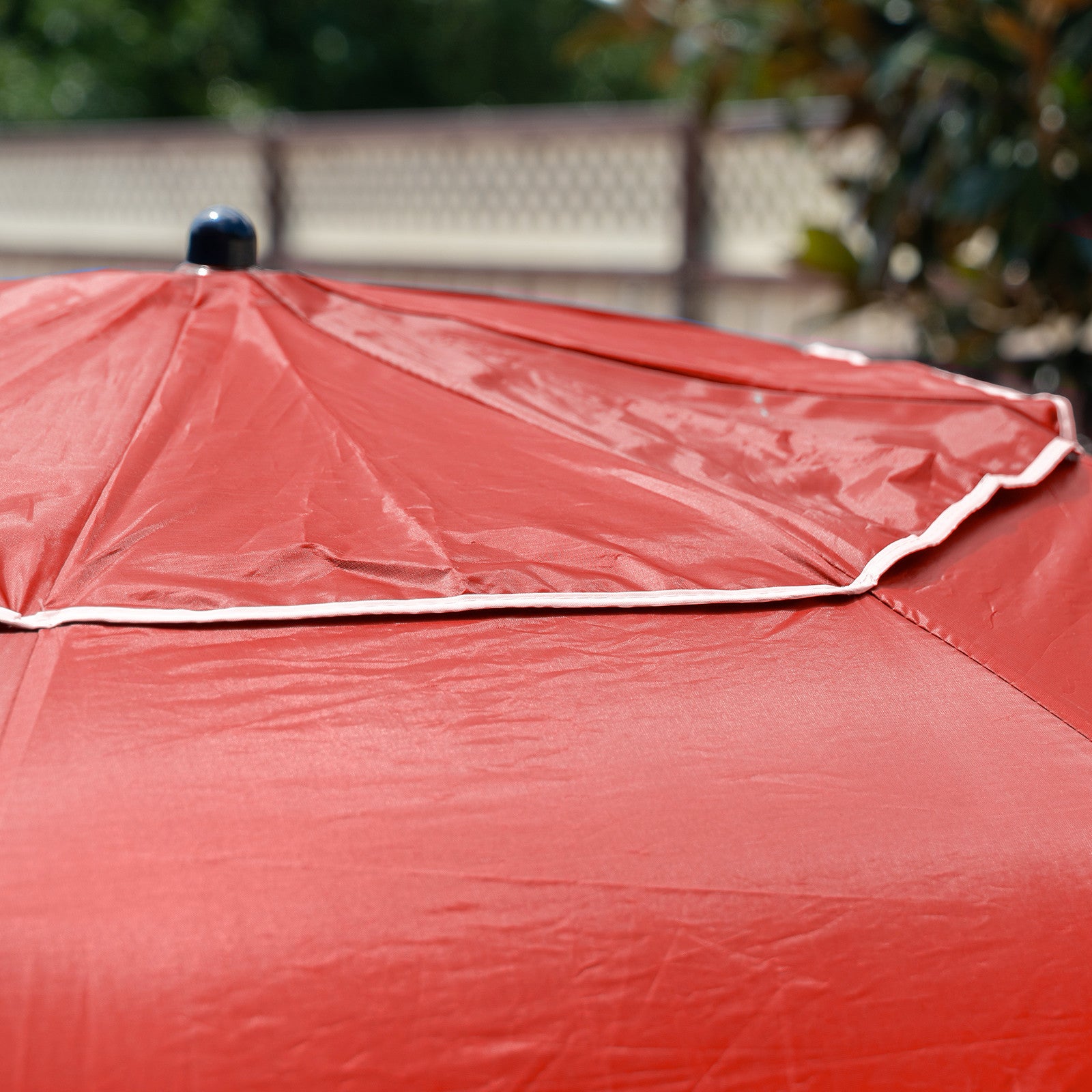 Havana Outdoors Beach Umbrella 2.4M Outdoor Garden Beach Portable Shade Shelter - Red-NT_Rural