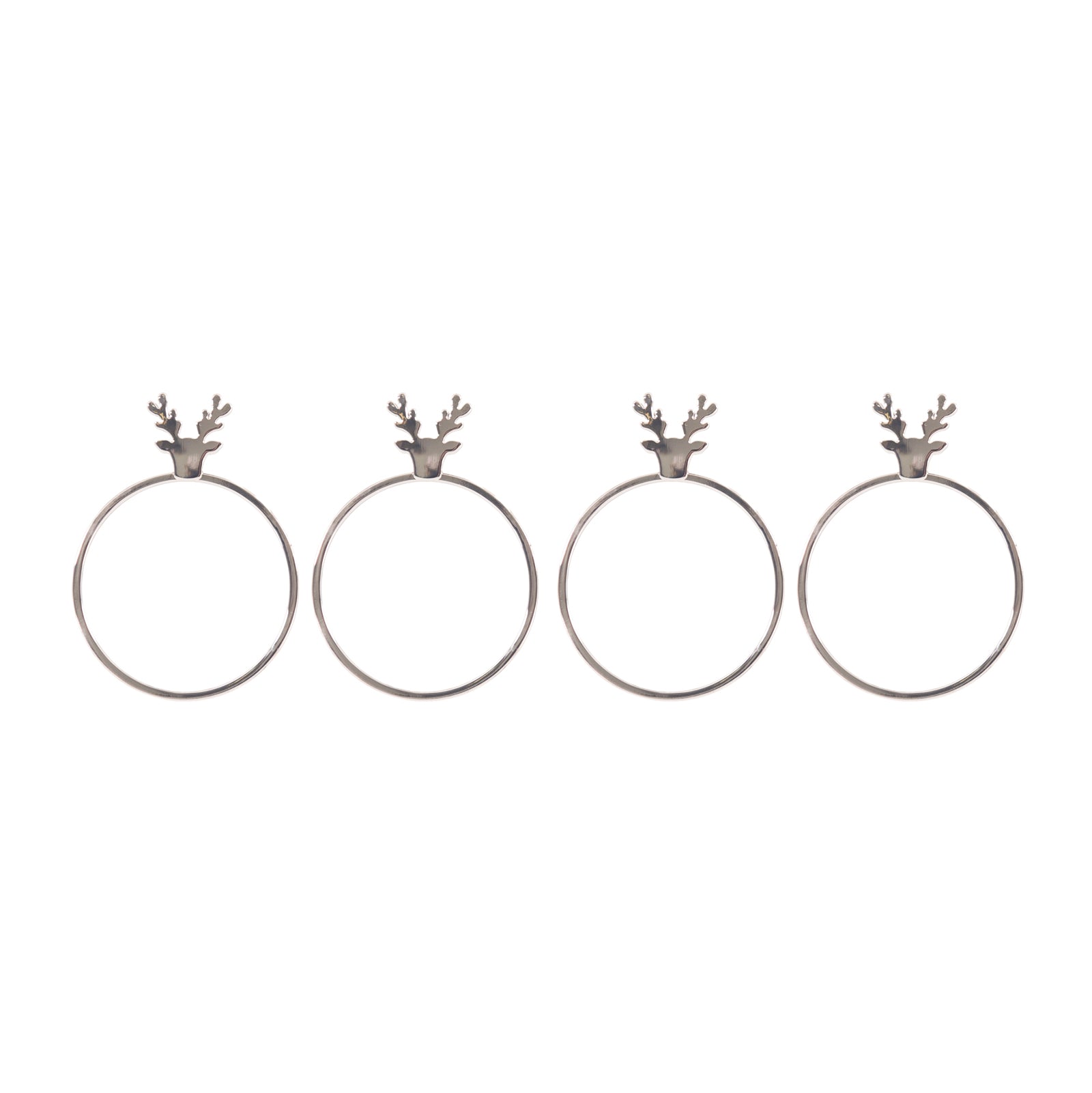 Bread and Butter Napkin Rings - Stag Head - 4 Pack-SA_Metro