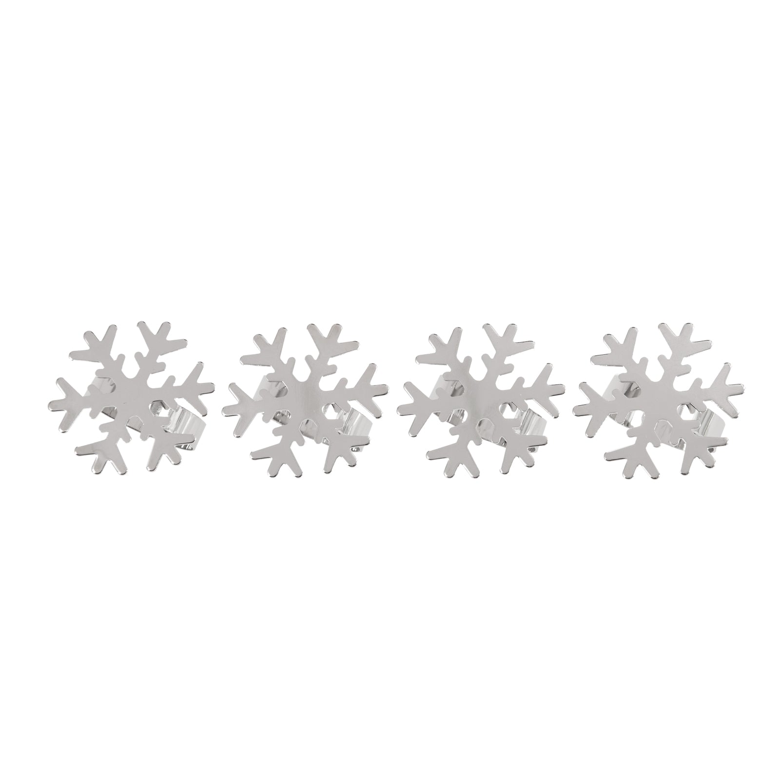 Bread and Butter Napkin Rings - Snow Flake - 4 Pack-SA_Metro