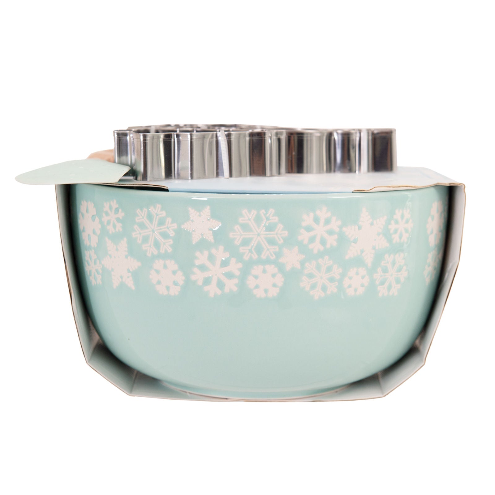 Bread and Butter Electroplate Icy Snowflake Mini Mix Bowl Set-ACT