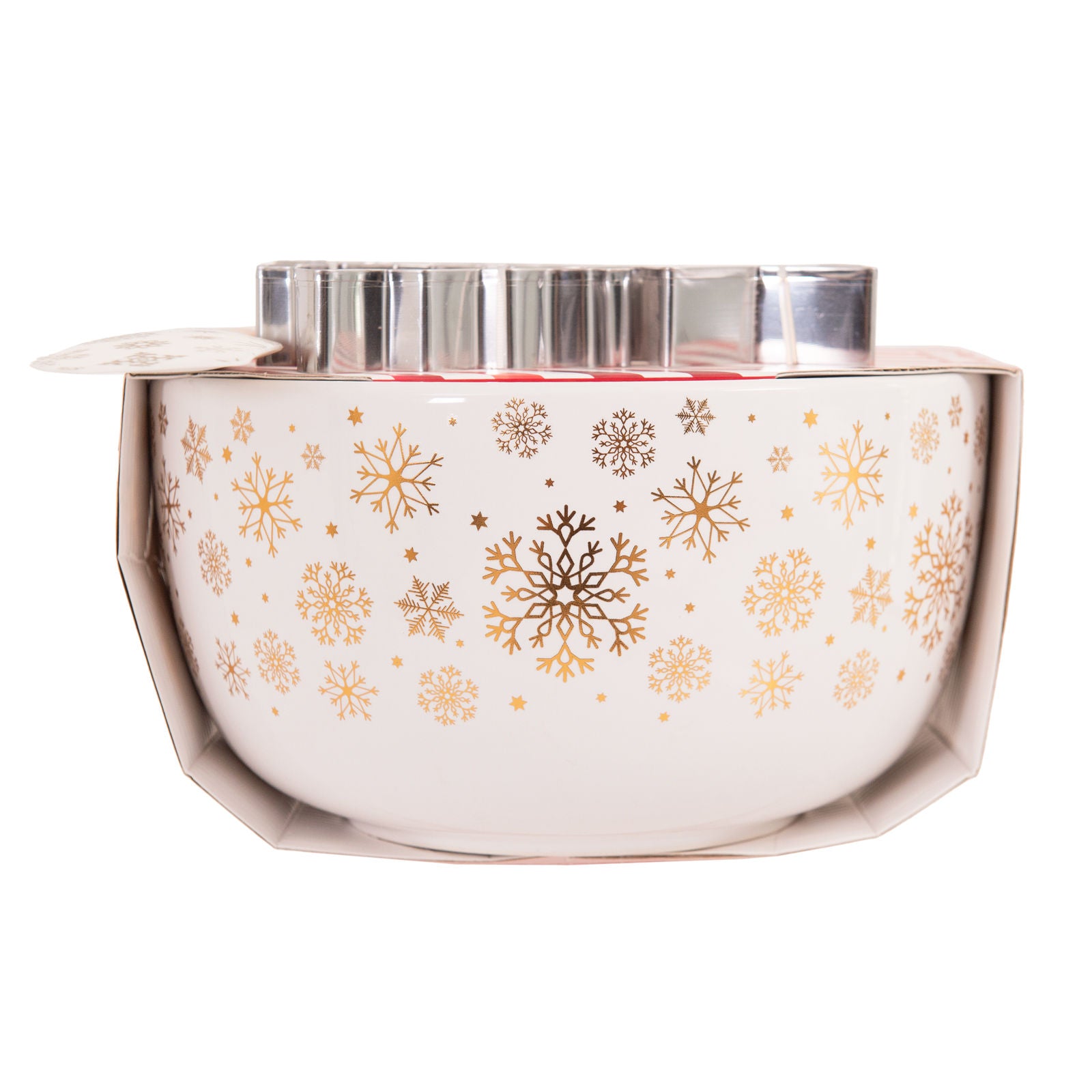 Bread and Butter Electroplate Snowflake Mini Mix Bowl Set - Gold-NSW_Rural