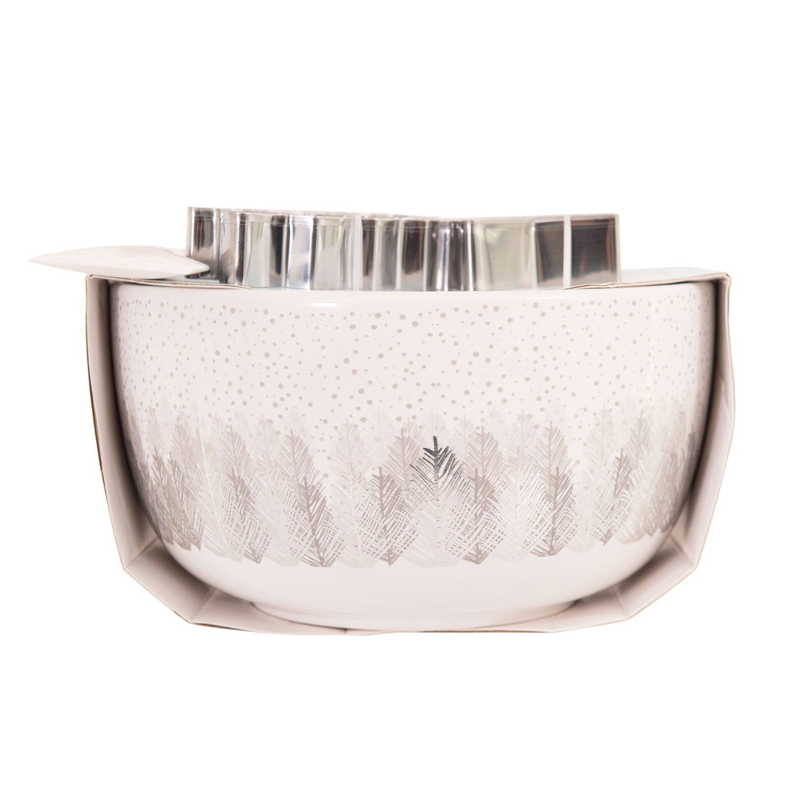 Bread and Butter Electroplate Tree Mini Mix Bowl Set - Silver-VIC_Metro