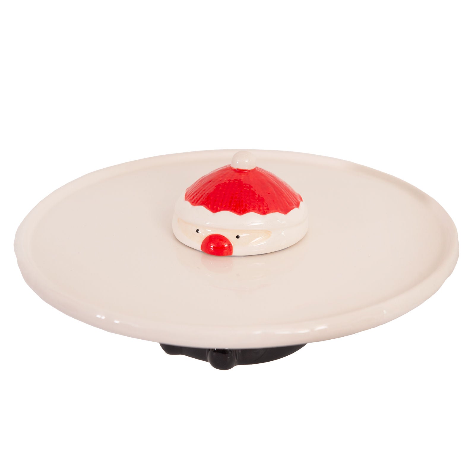 Bread and Butter Santa Footed Cake Plate 29 x 12.5cm-ACT