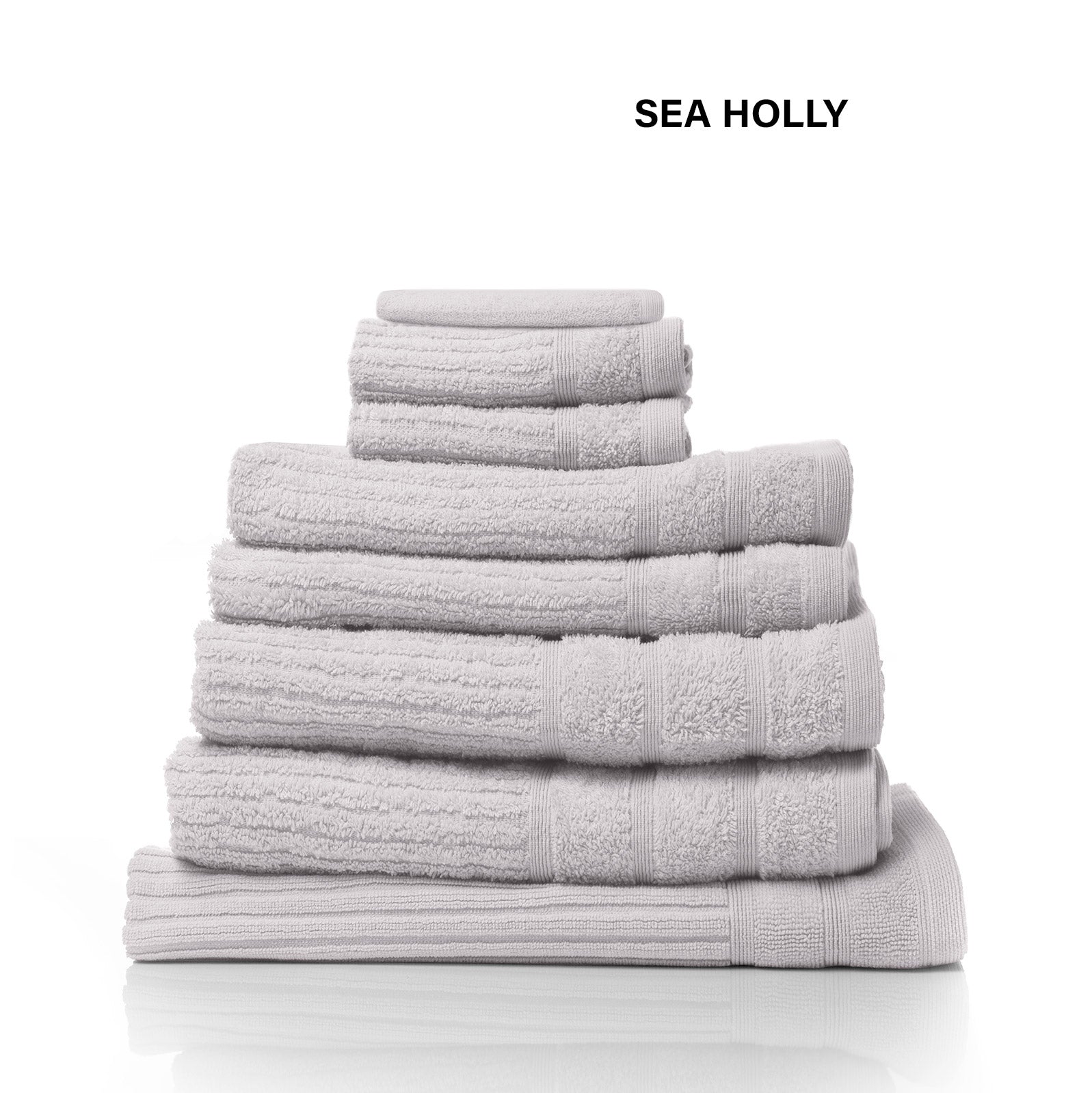 Royal Comfort Eden Egyptian Cotton 600GSM 8 Piece Luxury Bath Towels Set - Holly