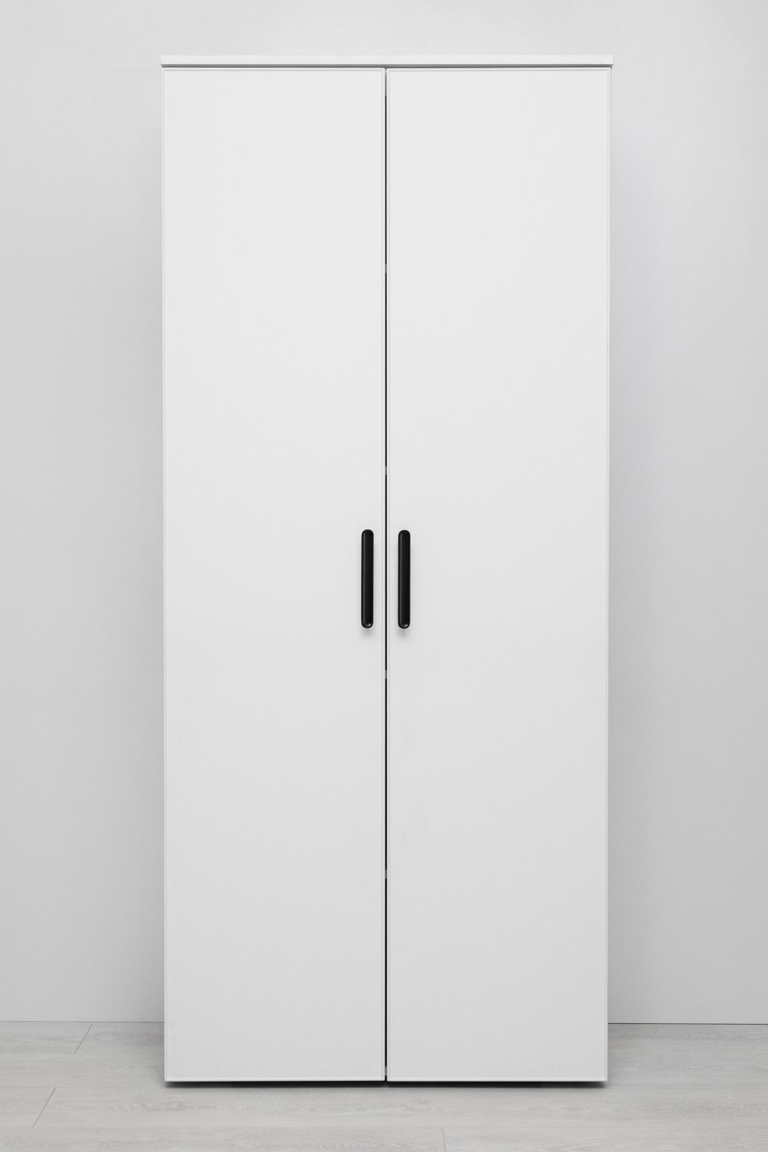 STOCKHOLM UNIVERSAL STORAGE CUPBOARD - SLIM SHAKER PANEL - DECO BLACK HANDLE-ACT