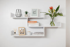 ZURICH MULTI LEVEL SHELF KIT (WHITE)-TAS_Rural