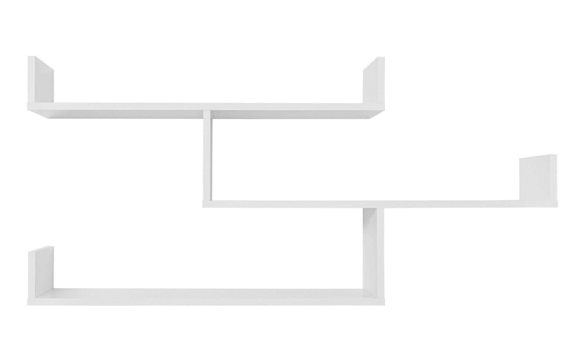 ZURICH MULTI LEVEL SHELF KIT (WHITE)-VIC_Metro