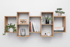 LISBON DISPLAY SHELF - NATURAL OAK-SA_Metro