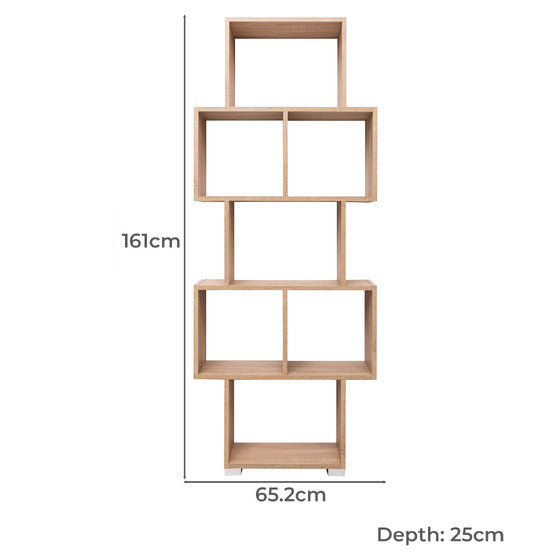 LISBON DISPLAY SHELF - NATURAL OAK-SA_Metro