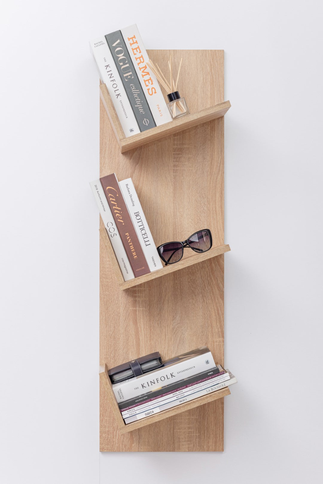 LONDON DISPLAY SHELF - NATURAL OAK-ACT